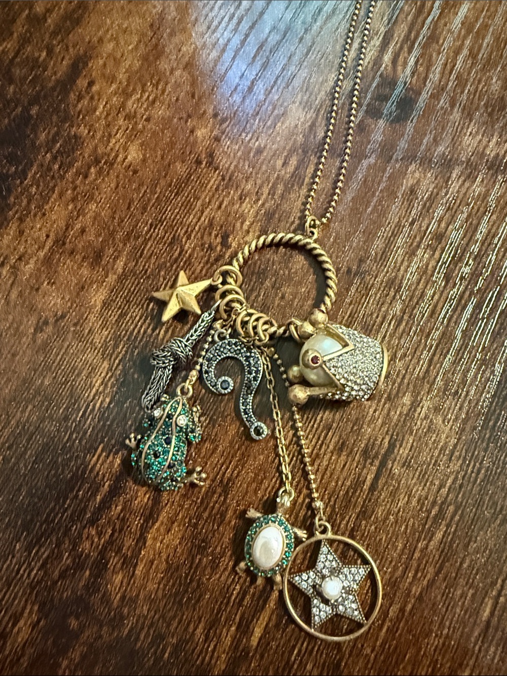 Marc Jacobs charm necklace - fantasy/fairy tale themed